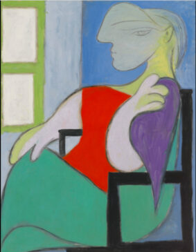 Quadro, que retrata a musa de Picasso, Marie-Th&eacute;r&egrave;se, foi conclu&iacute;do em 1932 e foi o maior pre&ccedil;o de venda em leil&atilde;o em 2021