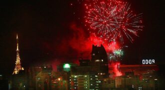 Fogos de artifício em São Paulo