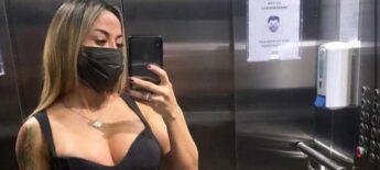 Bianca Dominguez, que estava com MC Kevin quando ele caiu da sacada do hotel em que estava hospedado no Rio de Janeiro.
