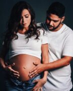 O cantor Jorge e a namorada Rachel Boscatti