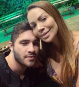 Cantora Solange Almeida e o marido Monilton Moura