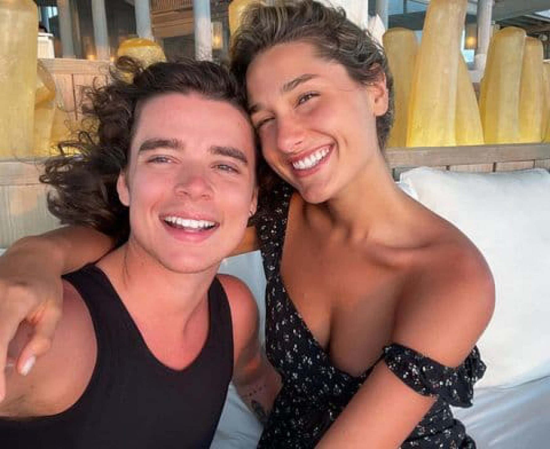 João Figueiredo e Sasha Meneghel