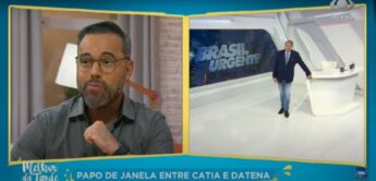 Datena banca cupido, mas tenta arrumar namorada para jornalista gay