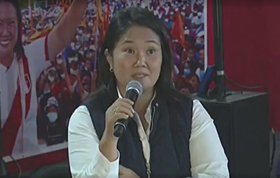 A candidata de direita à Presidência do Peru, Keiko Fujimori, luta para reverter decisão das eleições deste ano no país