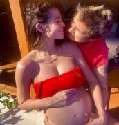 Nanda Costa e Lan Lahn anunciam gravidez de gêmeas