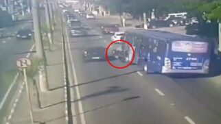 Ocorrência foi registrada na av. Lourenço de Souza Franco, em Mogi das Cruzes; vítima teve os braços esmagados no acidente