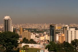 Vista a&eacute;rea do bairro de Santana, em S&atilde;o Paulo