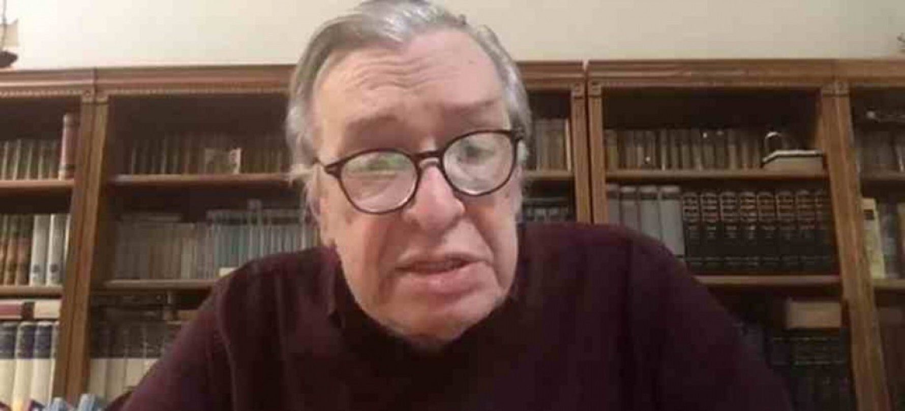 O escritor Olavo de Carvalho