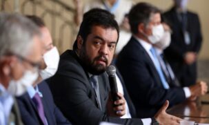 O governador do Rio, Cláudio Castro