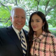Joe Biden e Olivia Rodrigo na Casa Branca