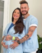 Bianca Andrade e Fred na maternidade