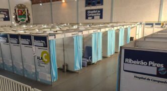 Um bom exemplo de queda na pressão sobre o sistema de saúde é o Hospital de Campanha de Ribeirão Pires - que, com apenas oito pacientes, tem atualmente 20% de ocupação, a menor desde 9 de agosto de 2020. ESTADO/A3