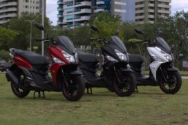 Design moderno, com luzes de posição e lanternas em leds, são as principais características da Cruisym 150