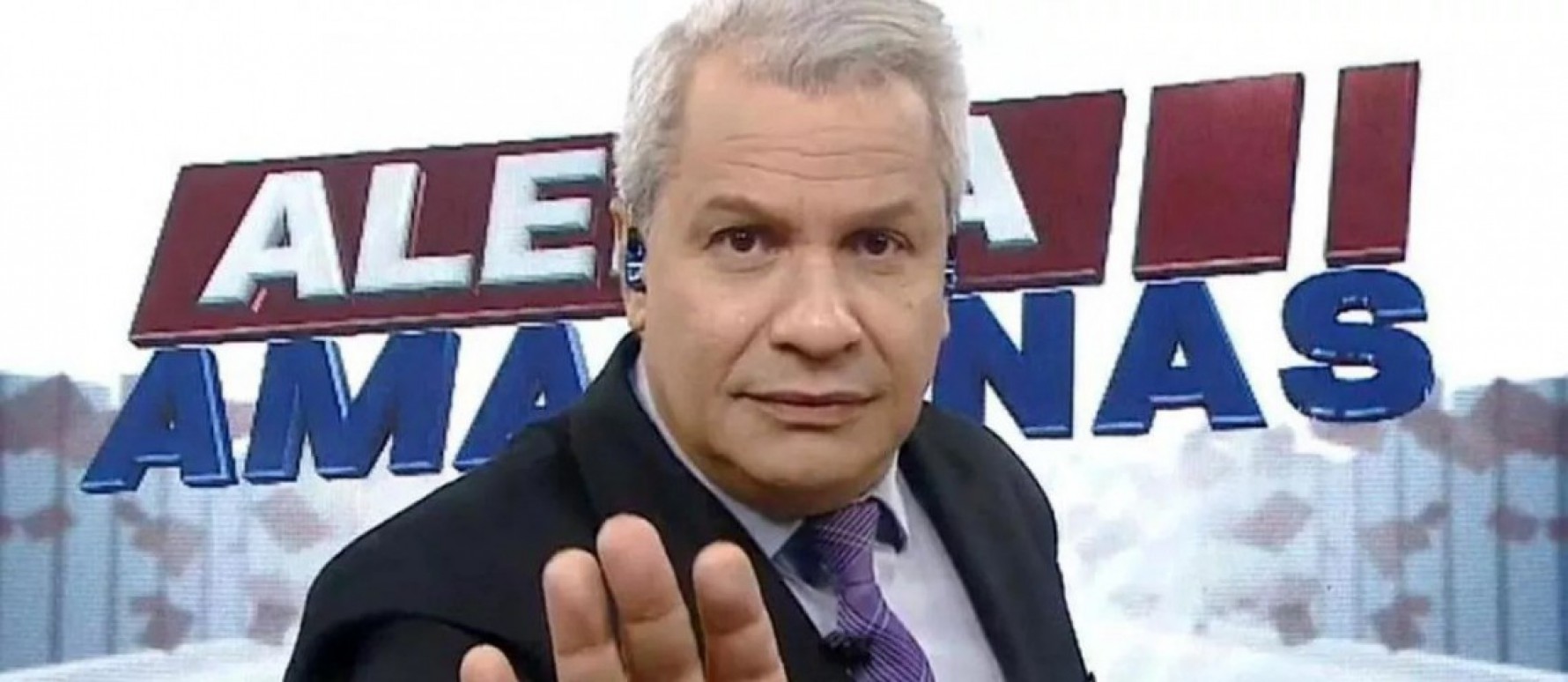 O apresentador do Alerta Nacional (RedeTV!), Sikêra Jr., 55.