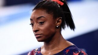 A ginasta Simone Biles.
