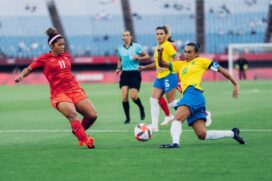 Brasil e Canadá fizeram uma das quartas de final do torneio de futebol feminino na Olimpíada de Tóquio 2020