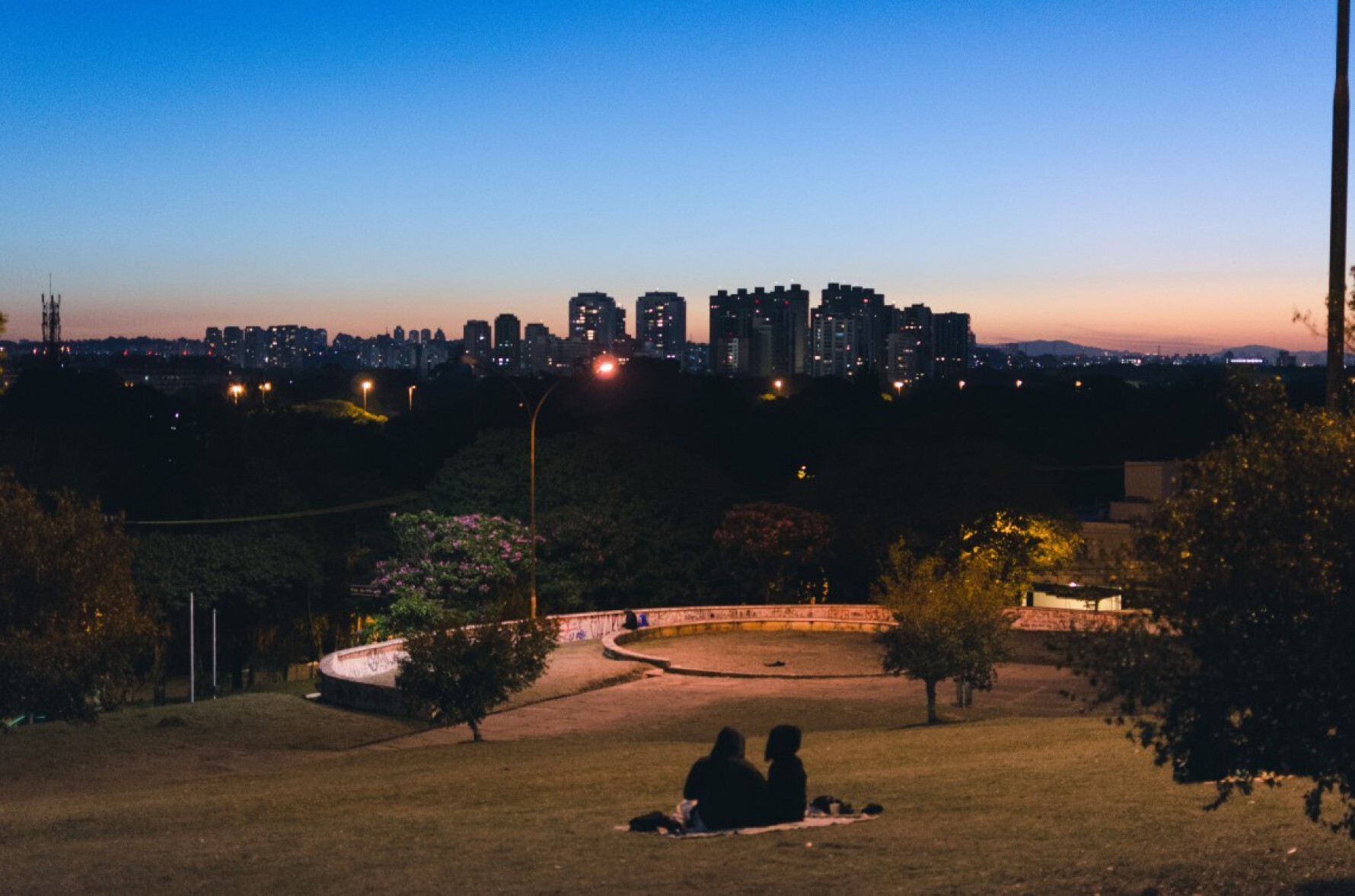 Praça Por do Sol, na zona oeste da cidade de São Paulo