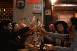Bar na cidade de São Paulo