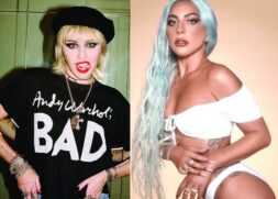 Miley Cyrus (esq.) e Lady Gaga (dir.) podem se apresentar no mesmo dia no Rock in Rio 2022