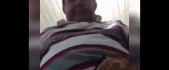 As imagens que viralizaram nas redes sociais mostram o bispo seminu durante uma videochamada