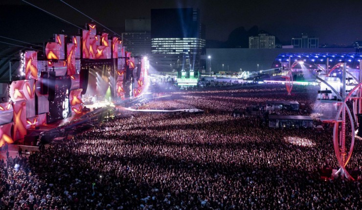 Vista aérea Rock in Rio