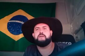 O caminhoneiro conhecido como Zé Trovão