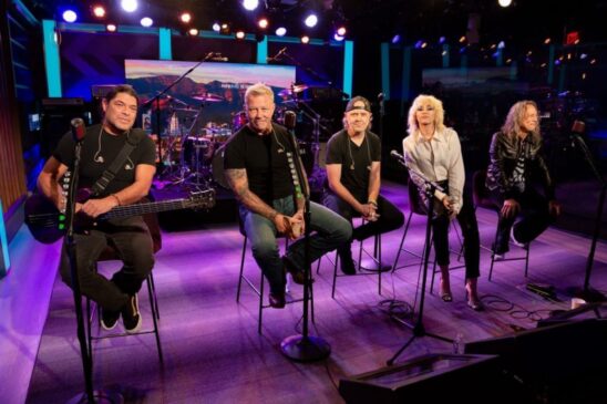 Metallica com Miley Cyrus