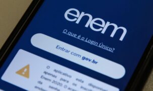 Desempenho nas provas do Enem e a nota da redação podem ser acessados por meio da página do participante, mediante login e senha