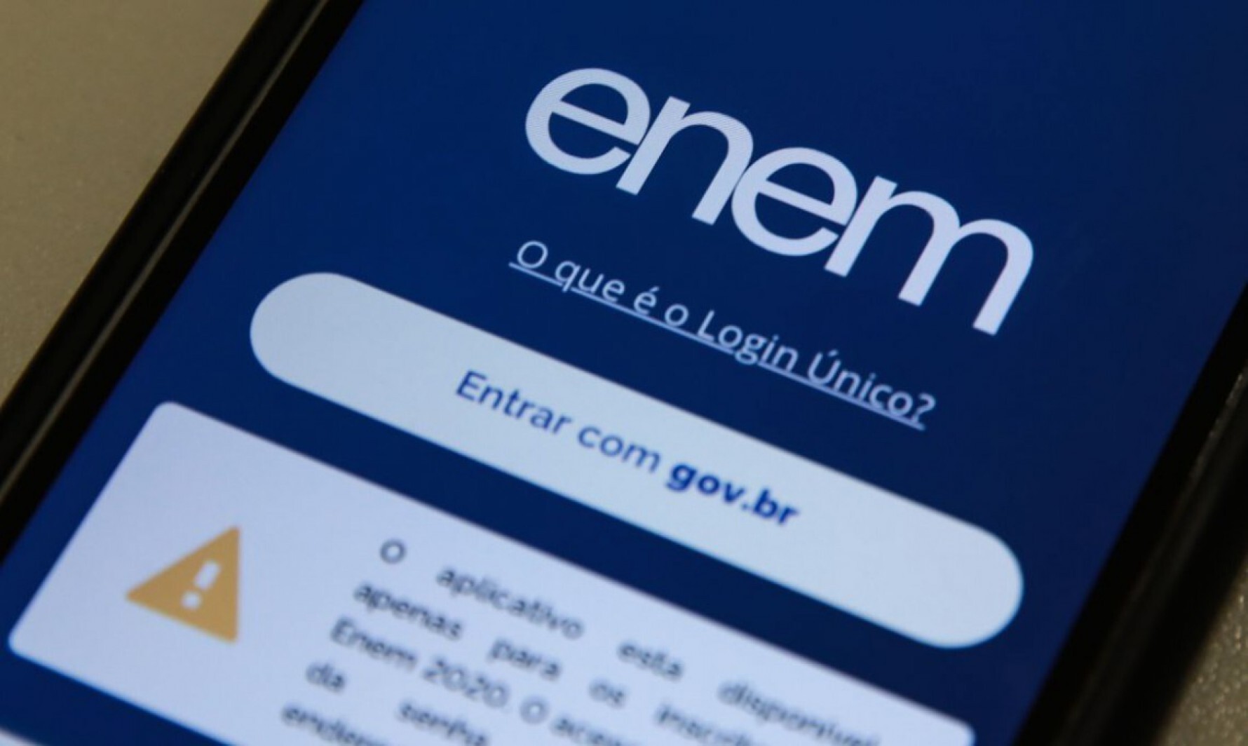 Desempenho nas provas do Enem e a nota da redação podem ser acessados por meio da página do participante, mediante login e senha