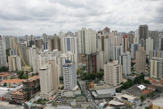 Vista aérea da cidade de São Paulo