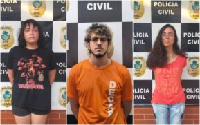 Enzo Jacomini, Jeferson Rodrigues e Raíssa Borges