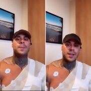 'Mais uma batalha sendo vencida' Leo Stronda em reflexão após acidente que o deixou com 30% do corpo queimado.
