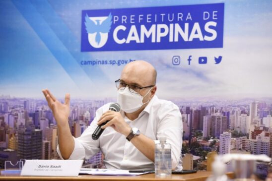 O prefeito da cidade de Campinas, Dário Saadi