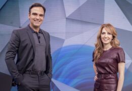 Tadeu Schmidt e Poliana Abritta