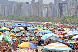 Praia na Baixada Santista