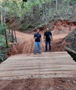 Ponte na Cruz Branca é restaurada em Igaratá