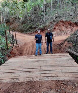 Ponte na Cruz Branca é restaurada em Igaratá