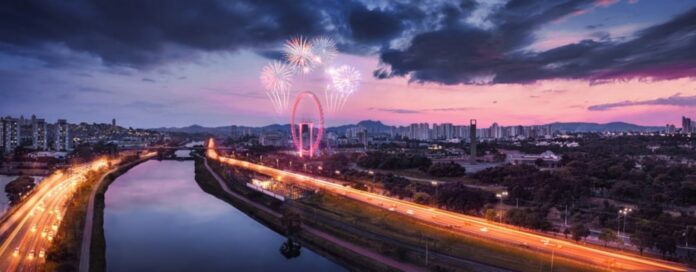 Projeto de roda-gigante fixa no Parque Cândido Portinari