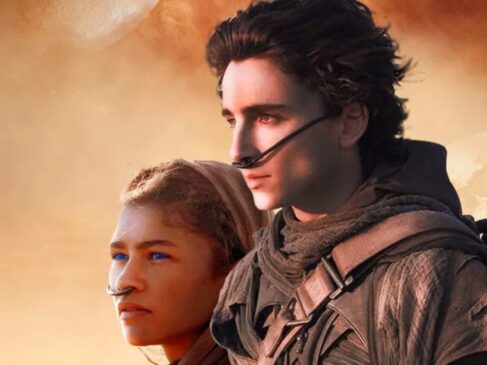 Timothée Chalamet e Zendaya em cena de 'Duna'