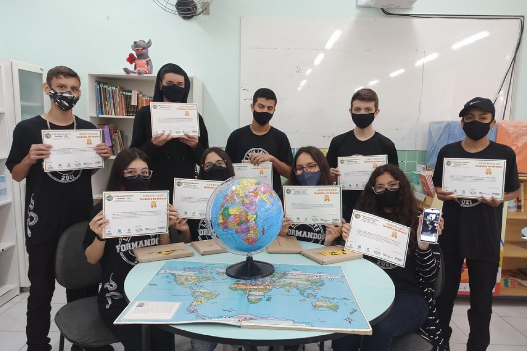Alunos joseenses são bronze em Olimpíada Brasileira de Geografia em São José dos Campo