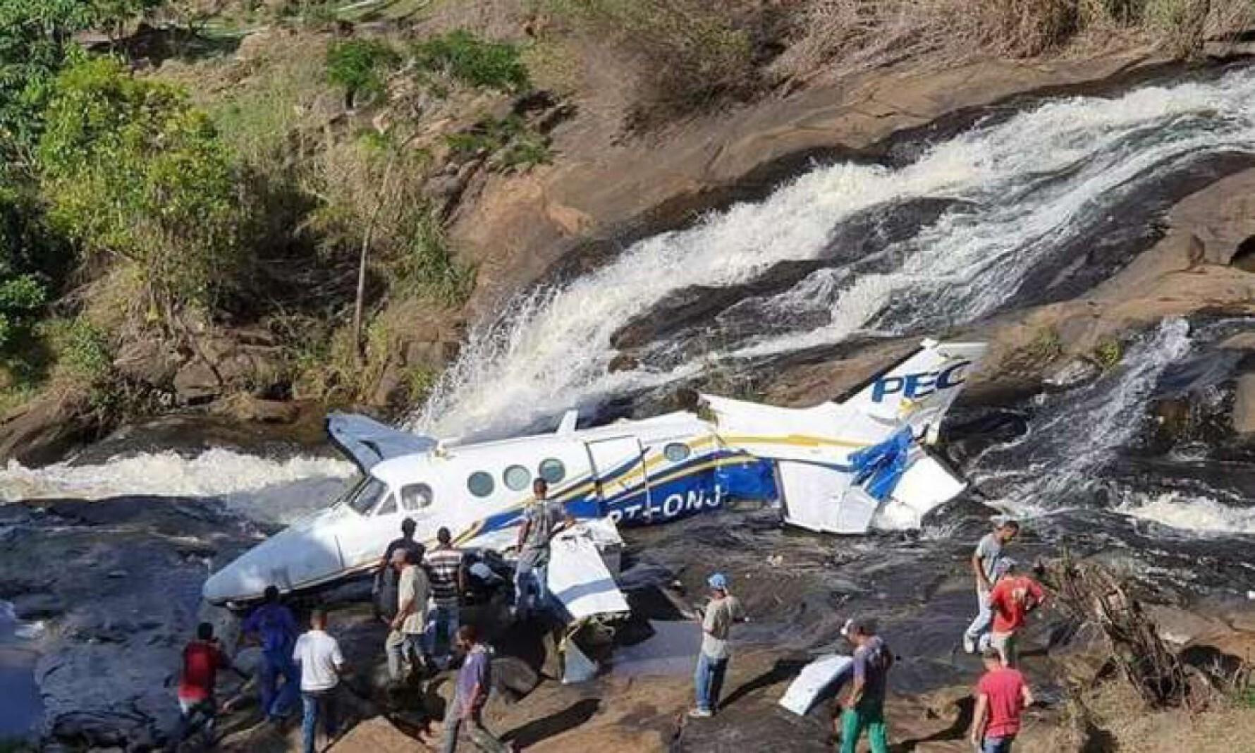 Cai avião de Marilia Mendonça/ Arquivo