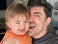 Marcelo Adnet e a filha