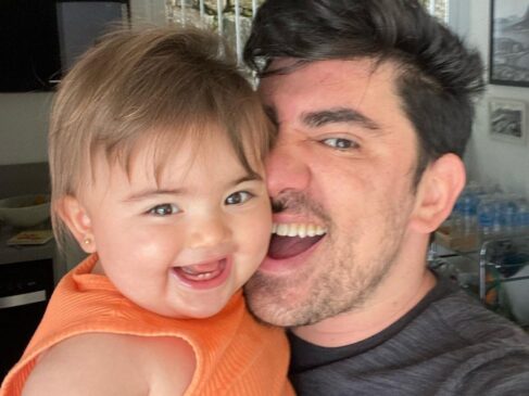Marcelo Adnet e a filha