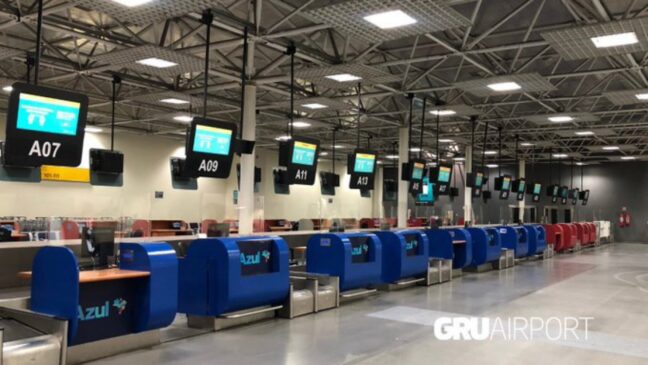 Aeroporto de Gaurulhos Azul linhas aereas terá um local novo