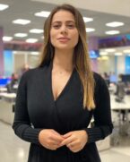 Fernanda Arantes, repórter esportiva do SBT