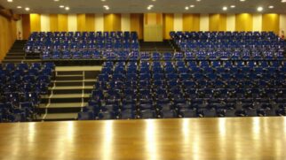 Auditório da UniPaulistana, na zona sul de São Paulo; instituição recebeu conceito 4 do Ministério da Educação - o máximo é 5.