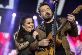 A cantora Maiara da dupla com Maraísa, e Fernando Zor