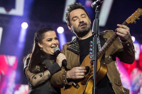A cantora Maiara da dupla com Maraísa, e Fernando Zor