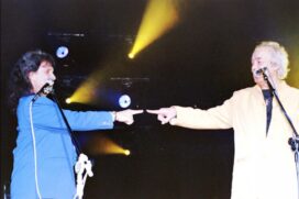 Cantores e compositores Roberto Carlos e Erasmo Carlos