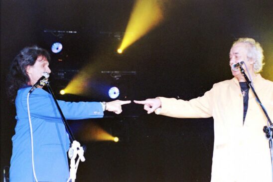 Cantores e compositores Roberto Carlos e Erasmo Carlos